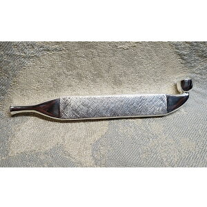 喫煙具・きせる本体 【受注生産】 茂作煙管 なた豆煙管 四寸 鉈豆煙管 刀豆煙管 全長:約120ミリ 純銀製 火皿の内径:約 ミリ