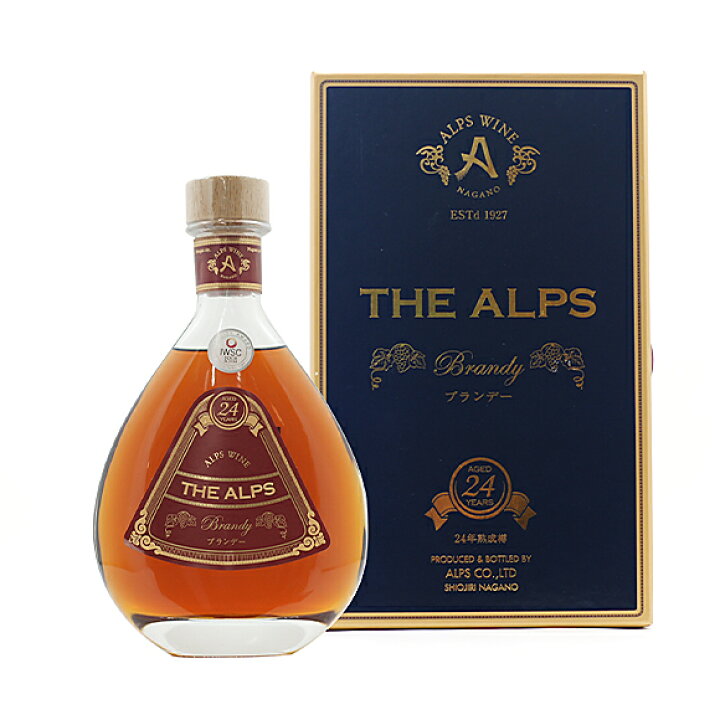 楽天市場】ブランデー ザ・アルプス 24年 750ml／43度 : Wine＆Cigar  