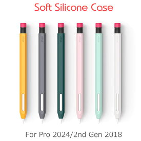 elago classic Apple Pencil 第2世代 Pencil Pro アップル ペンシル ぺんしる カバー シリコン ケース かわいい 鉛筆 握りやすい 滑り止め グリップ 薄型 保護 充電 ペアリング ダブルタップ おしゃれ 傷防止 スリム 保護カバーApplePencil Pro 2024 第二世代 2018
