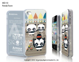 iPhone4S ケース パンダ iphone4 ケース くま SIGEMA Armour IMD Panda town iphone　動物 アイフォン4s イラスト iphoneカバー パンダ スマホ パンダ iPhone4sパンダ アイフォーン4s　パンダ パンダの家 パンダ ぱんだ