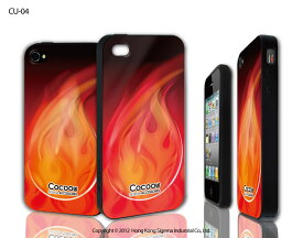 在庫処分 iPhone4S ケース 炎 iphone4ケースTPU SIGEMA Cocoou IMD Flame iphoneイラスト アイフォン4s　イラスト iPhoneカバー スマホカバー　イラスト アイフォーン4sケース TPU 炎のイラスト 火 炎