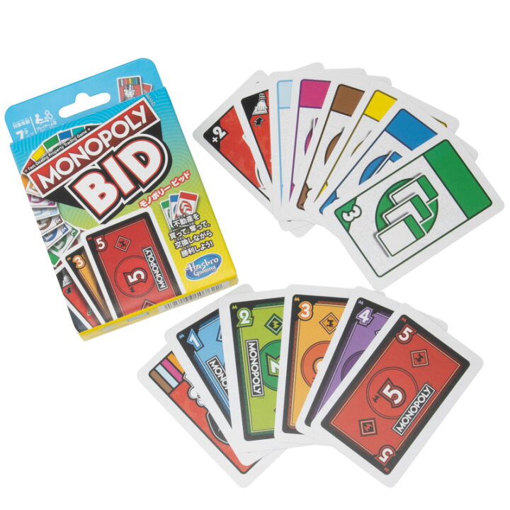 楽天市場 Monopoly モノポリー ビッド カードゲーム プラザ オンライン楽天市場店