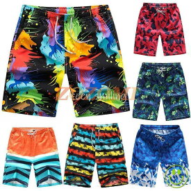 海水パンツ メンズ水着 水着 メンズ 男性用 無地 サーフパンツ 水陸両用 海パン トランクス ハーフパンツ