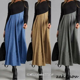 ワンピース レディース 黒 春 白 長袖 カジュアル きれいめ 20代30代40代50代 着痩せ 着回し ファッション オシャレ デート 大人 春秋冬 体型カバー