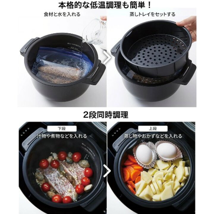 楽天市場】SHARP シャープ ヘルシオ ホットクック KN-HW24H-W  