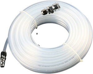 【送料無料】PLEAVIT エアーホース 内径5mm 外径8mm カプラー 付き エアブラシ 20m 赤 エアホース ホース エアーツール エアツール コンプレッサー エアー工具 空圧工具 中間 延長 接続 空気ホー