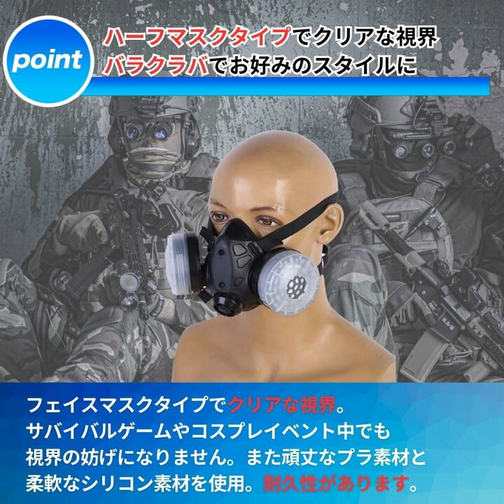 楽天市場】【送料無料】PLEAVIT ガスマスク 口元だけ コスプレ 