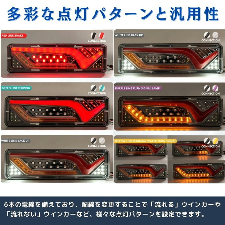 楽天市場】【送料無料】PLEAVIT テールランプ トラック 24v 