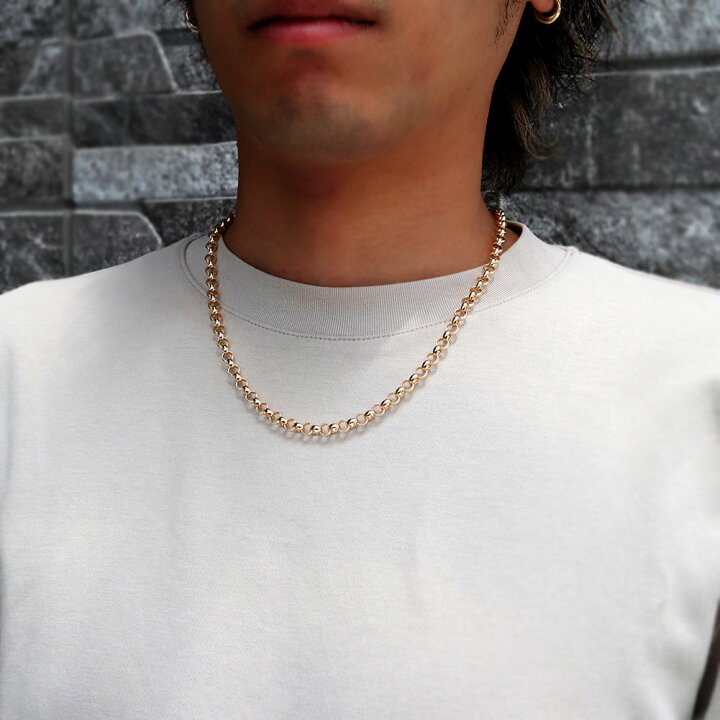 楽天市場】K18 ネックレス レディース チェーンのみ 太め ロロチェーン 