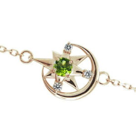 ブレスレット 誕生石 レディース 18金 K18 天然石 選べる誕生石 ゴールド ムーンモチーフ 華やか エレガント 気品 高級 大人 女性 結婚式 パーティー ギフト 贈り物 日本製