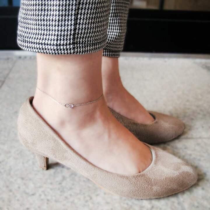 楽天市場】インフィニティ アンクレット ピンクトルマリン K18  