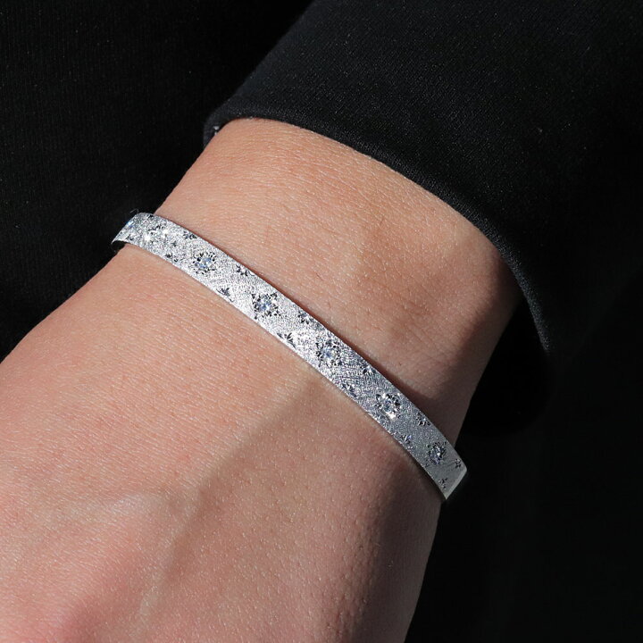 楽天市場】バングル ゴールド 18k メンズ ブレスレット 18金 k18 