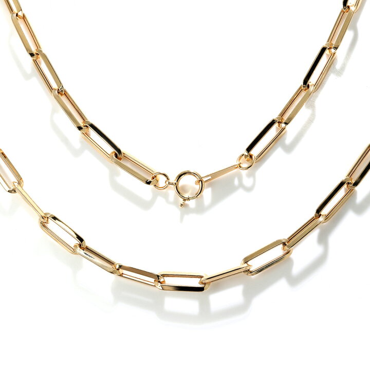楽天市場】ラディアントアズキチェーン ネックレス 18k K18 18金 
