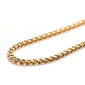 中空チェーン ネックレス 18金 18K ゴールド k18 軽い 中空 レディース 喜平チェーン ネックレス シンプル 細い チェーン おしゃれ お揃い ジュエリー エレガント