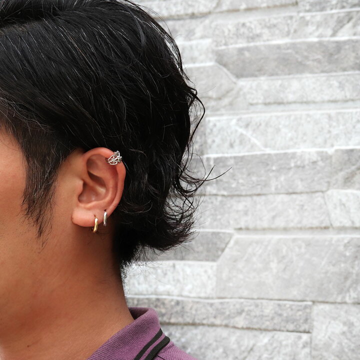 人気ブランド新作豊富 イヤカフ ダイヤモンド 18k 18金 イヤーカフ 片耳 透かし 4月誕生石 ゴールド