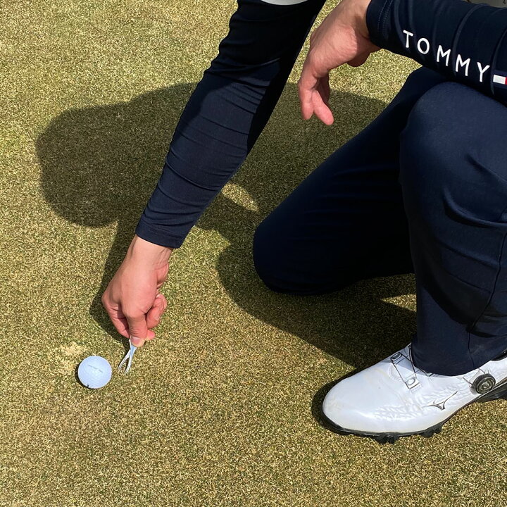 PLEJOUR プレジュール グリーンフォーク ゴルフ ゴルフ用品 イニシャル 高級 1月 プラチナ 刻印 誕生石 プレゼント