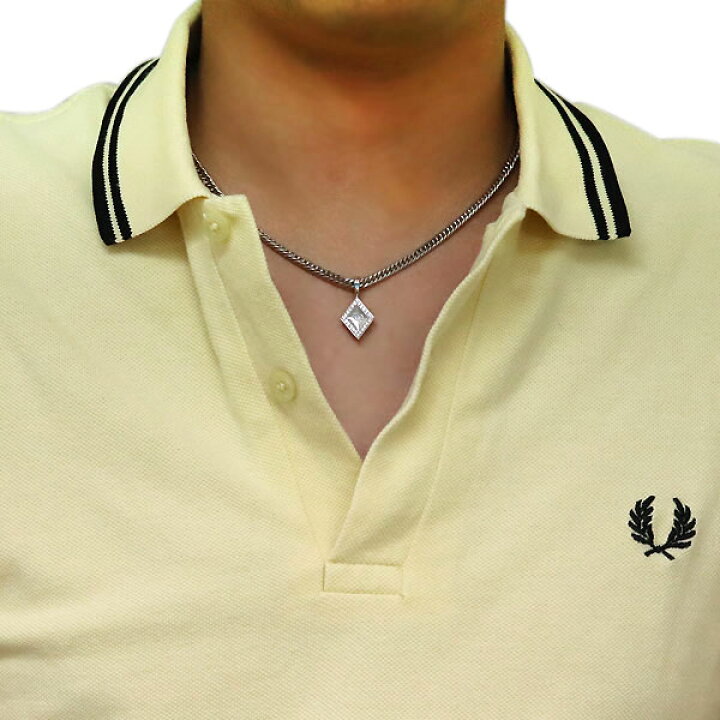 楽天市場 ネックレス メンズ 30代 プラチナ イニシャル 喜平 ブルートパーズ 11月誕生石 Plejour プレジュール