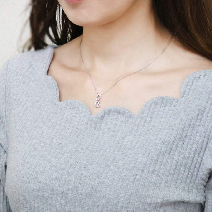 楽天市場】【最大50％OFFsale】4日20時〜 シルバーネックレス ピンク 