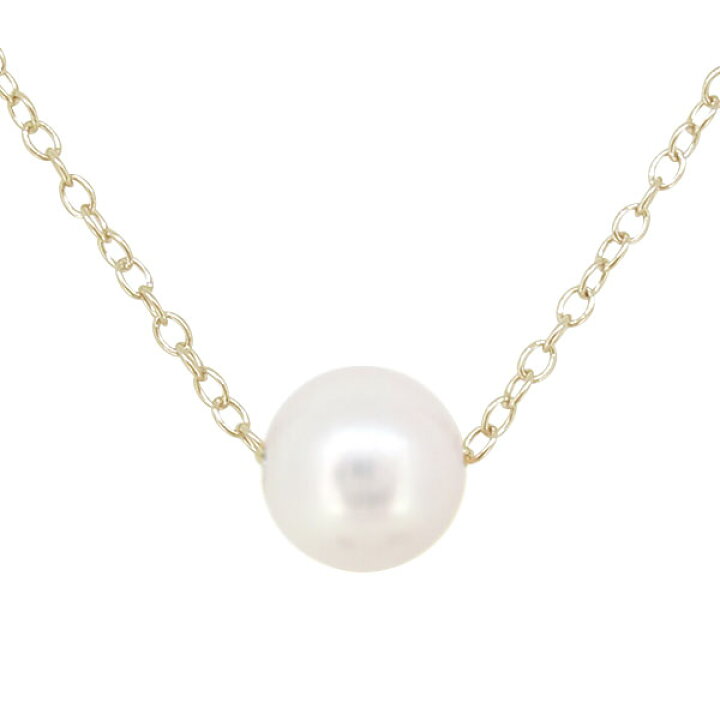 楽天市場】真珠 ネックレス 18k 18金 パールネックレス レディース 