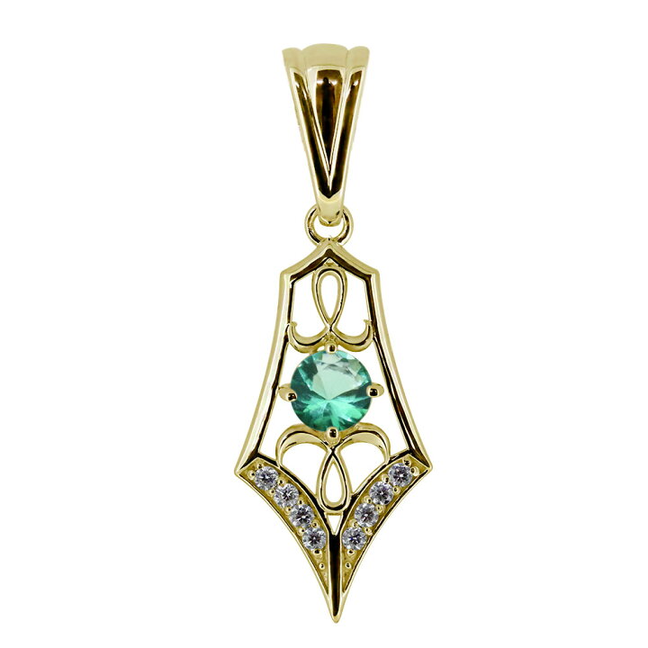 楽天市場 ネックレス 18k トップ メンズ 喜平 18金 キヘイ ペンダントトップ 5月誕生石 Plejour プレジュール