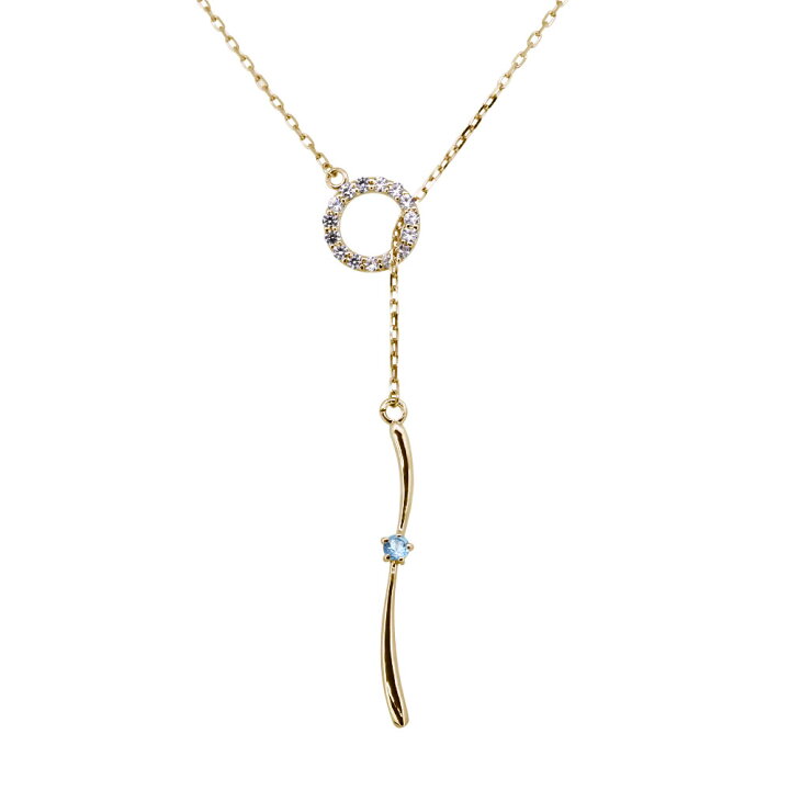 楽天市場】18金 18k ネックレス ロング Y字 ラリエットネックレス 
