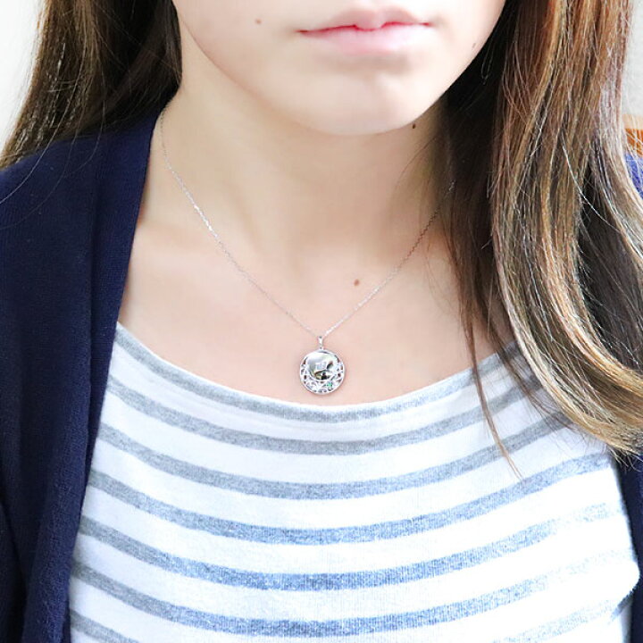 楽天市場 誕生祭 P5倍 ネーム ペンダント プラチナ ネックレス イニシャル Qrコード 刻印 アラベスク おしゃれ ドッグタグ 認識票 エメラルド Plejour プレジュール