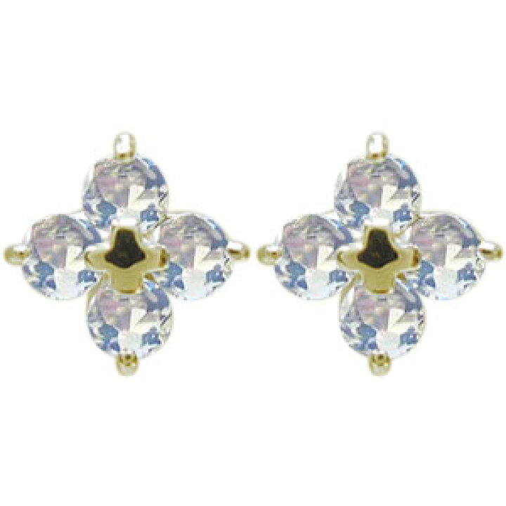 楽天市場】誕生石 クロス ピアス 十字架 レディース K10 10金 選べる 