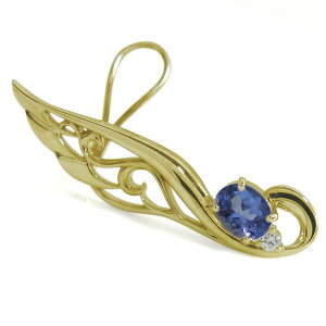 イヤーカフ ピアス フェザー ピアス イヤークリップ 10金 レディース 片耳 プレゼント 母の日 2025