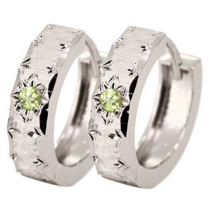 フープピアス 小さめ レディース プラチナ 2個セット 中折れ式 ピアス キャッチレス 金属アレルギー対応 誕生石