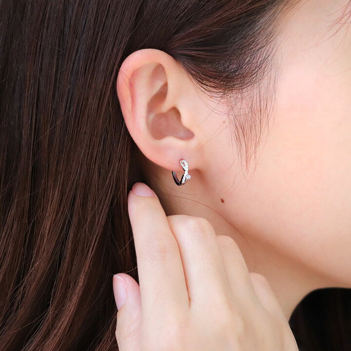 楽天市場】【最大50％OFFsale】4日20時〜 フープピアス プラチナ 