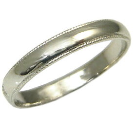 結婚指輪 シンプル k10 彫金 甲丸リング マリッジリング