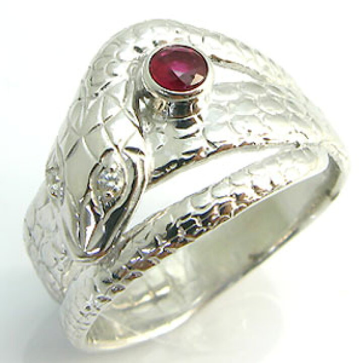 楽天市場】スネーク ルビー 18金 リング 蛇 : PLEJOUR 誕生石  
