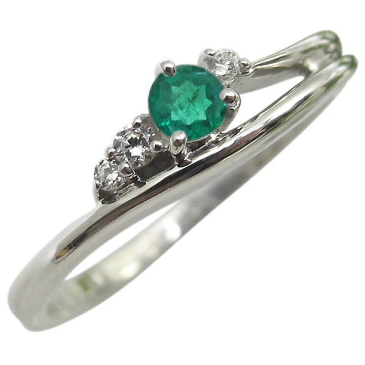 楽天市場】エメラルド 指輪 10金 シンプル レディース リング  