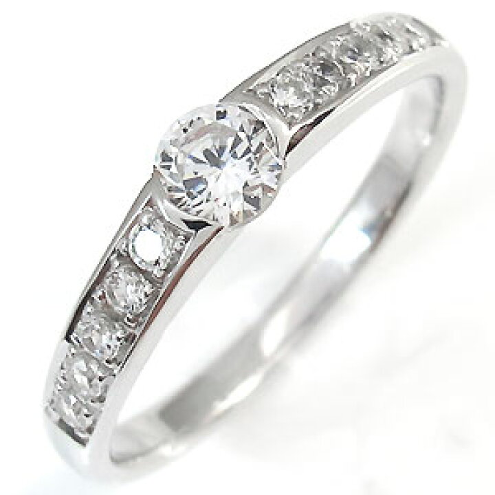 鑑定書あり】0.373ctダイヤモンドエンゲージリング - メルカリ｜リング  