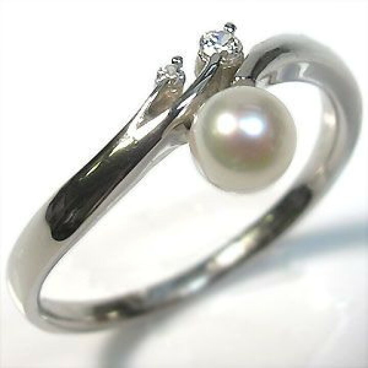 評価 ピンキーリング・あこや本真珠・指輪・10金製・パールリング・ファランジリング 通販