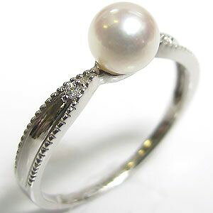 サイズ1号から選べる10金製パールリング(本真珠5mm珠使用)