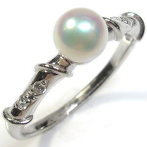 サイズ1号から選べる10金製パールリング(本真珠5mm珠使用)