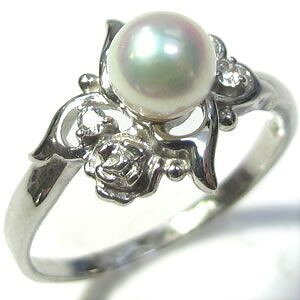 サイズ1号から選べる10金製パールリング(本真珠5mm珠使用)