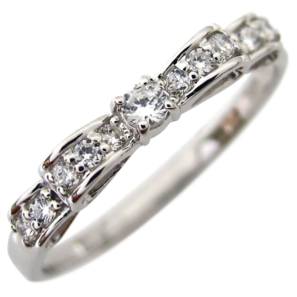 リボン ダイヤ リング K10 ダイヤモンド リング 指輪 レディース プレゼント 人気 安い プレゼント 母の日 | PLEJOUR-プレジュール-
