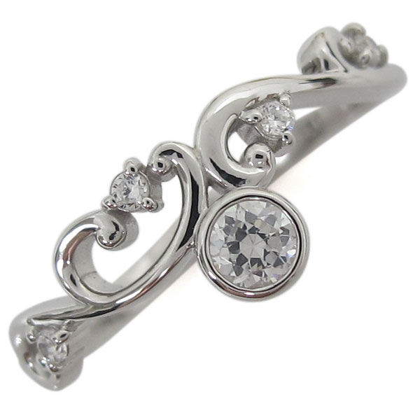 レディース ダイヤモンドリング シルバー 安い 婚約指輪 指輪 クリスマス アラベスク 指輪・リング