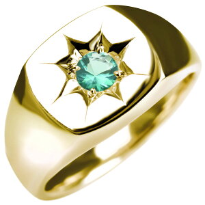 エメラルド リング 18金 メンズ 5月誕生石 指輪 ゴールド エメラルドリング 18K 18金指輪 一粒ジュエリー 幅広 2025 オススメ ギフト 自分へのご褒美 メンズリング 大きい 地金 20代 30代 40代 50代