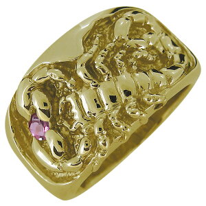 メンズ・指輪・ピンクトルマリン・10月誕生石・10金・おしゃれ・リング・20代・30代・40代 父の日 2024