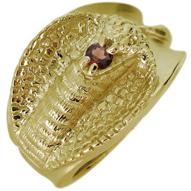 メンズリング 18金 K18 メンズ リング 指輪 ヘビ スネーク 誕生石 蛇 コブラ 幅広 太い ジュエリー 男性用 プレゼント メンズの指輪 18k 父の日 2023