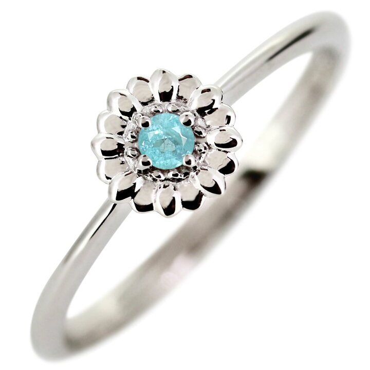 楽天市場】プラチナ リング パライバトルマリン 一粒 指輪 細い 希少石  