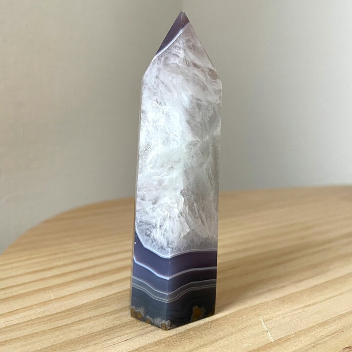 楽天市場】瑪瑙 メノウ アゲート 結晶 ポイント ザクザク 虹入り 