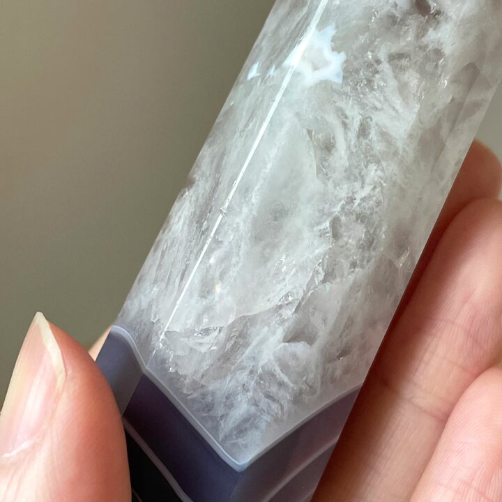 楽天市場】瑪瑙 メノウ アゲート 結晶 ポイント ザクザク 虹入り 