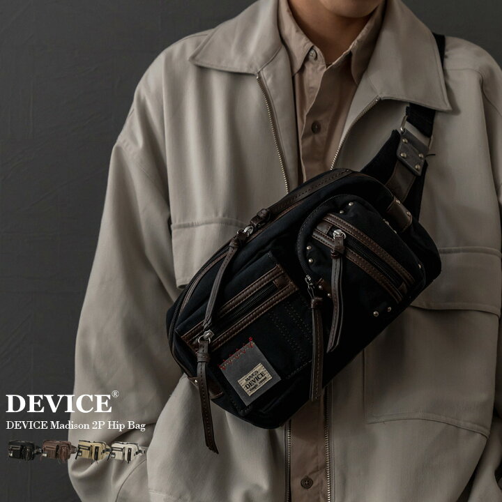 楽天市場 15 Offクーポン 23日限定 送料無料 Device マディソン ヒップバッグ ウエストバッグ ウエストポーチ ボディバッグ メンズ カジュアル キャンバス 斜めがけバッグ ワンショルダー バッグ ブランド アウトドア 軽量 おしゃれ レディース バッグ通販