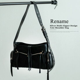 【20％OFF★クーポンで7192円】ショルダーバッグ バッグ ワンショルダー レディース メンズ 2way 通勤 肩掛け 斜めがけバッグ 大人 通学 大容量 大きめ 通勤トート ポケット多い トレンドバッグ メッセンジャーバッグ マルチジップバッグ Y2Kバッグ