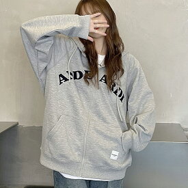 【50％offクーポン2H限定】パーカー ロゴ レディース おしゃれ メンズ 韓国 オーバーサイズ お揃い スウェット ストリート トレンド ゆったり 大きめ ビッグシルエット ペアルック 暖かい ファッション 長袖 トップス 韓国ファッション カレッジロゴ 秋 冬 春