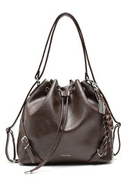 《最大40％offクーポン》巾着 バッグ リュック ショルダーバッグ ハンドバッグ レディース 大人 レザー 調 大容量 2way 巾着バッグ バックパック 肩掛け 通勤 通学 旅行 かわいい きれいめ モード ヴィンテージ風